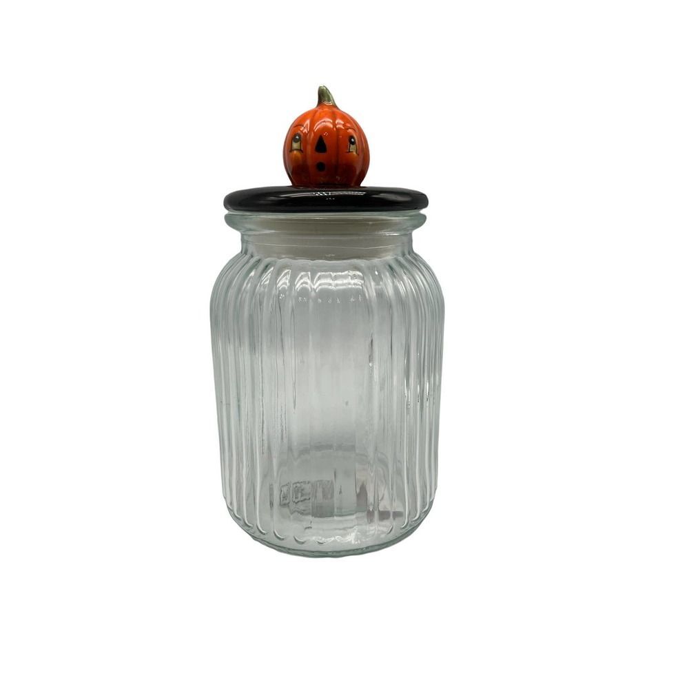 Johanna Parker halloween pumpkin Glass Canister